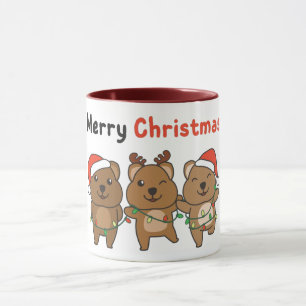 Quokka Christmas Cute Quokka Merry Christmas Mug