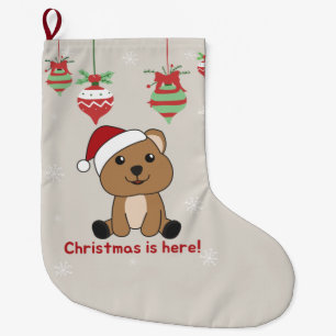 Quokka Christmas Snow Winter Animals Quokkas Large Stocking