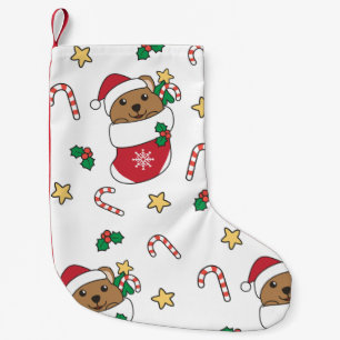 Quokka Christmas Snow Winter Animals Quokkas Small Christmas Stocking