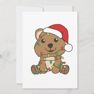 Quokka Christmas Winter Animals Quokkas Holiday Card