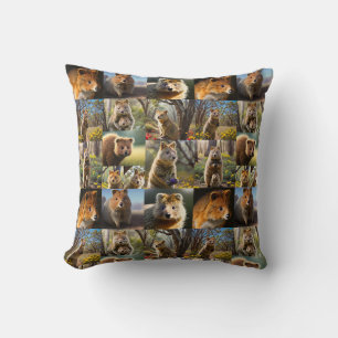 Quokka Photo Collage, Cushion