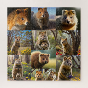 Quokka Photo Collage, Jigsaw Puzzle