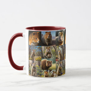 Quokka Photo Collage,  Mug
