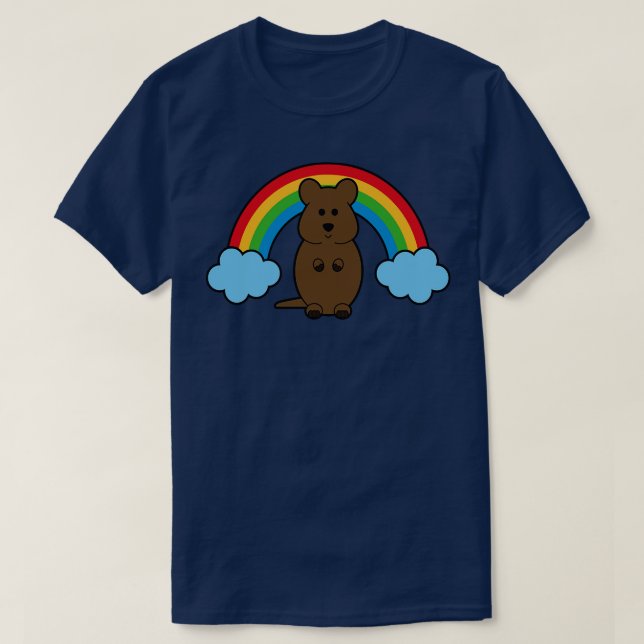Quokka Rainbow T-Shirt (Design Front)