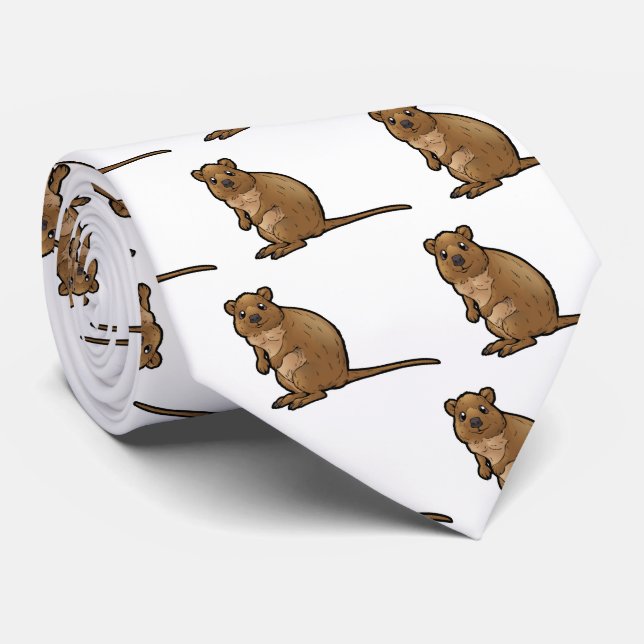 Quokka Tie (Rolled)