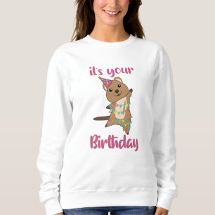 Quokka Wishes Happy Birthday To You Quokkas Sweatshirt