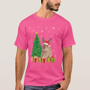Quokka Xmas Tree Lighting Santa Hat Quokka Christm T-Shirt
