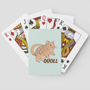 Quoll Australian Marsupial  Playing Cards