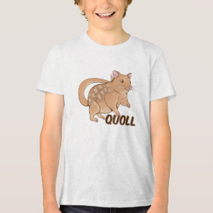 Quoll Australian Marsupial  Tri-Blend Shirt