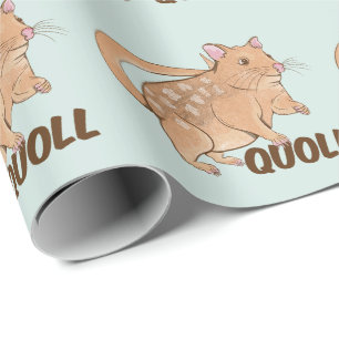 Quoll Australian Marsupial Wrapping Paper