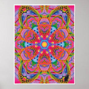 Quorum Kinetic Collage Kaleidoscope Poster