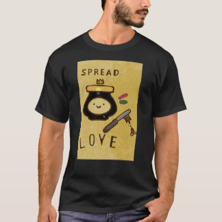 "Spread love" marmite design  Classic T- T-Shirt
