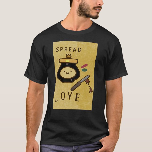&quot;Spread love&quot; marmite design  Classic T- T-Shirt (Front)