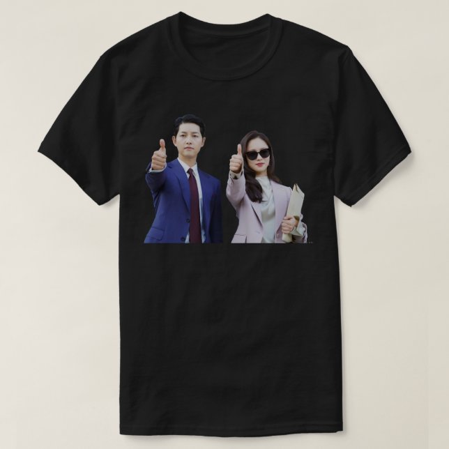 &quot;Vincenzo&quot; Sticker T-Shirt (Design Front)