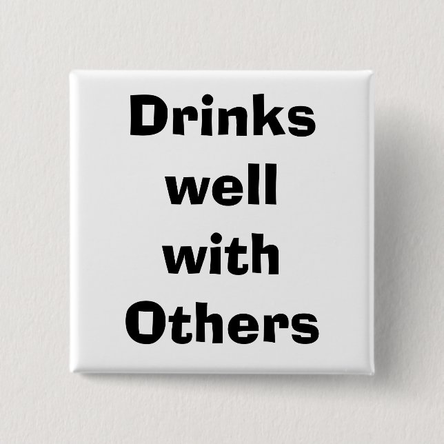 quote 15 cm square badge (Front)