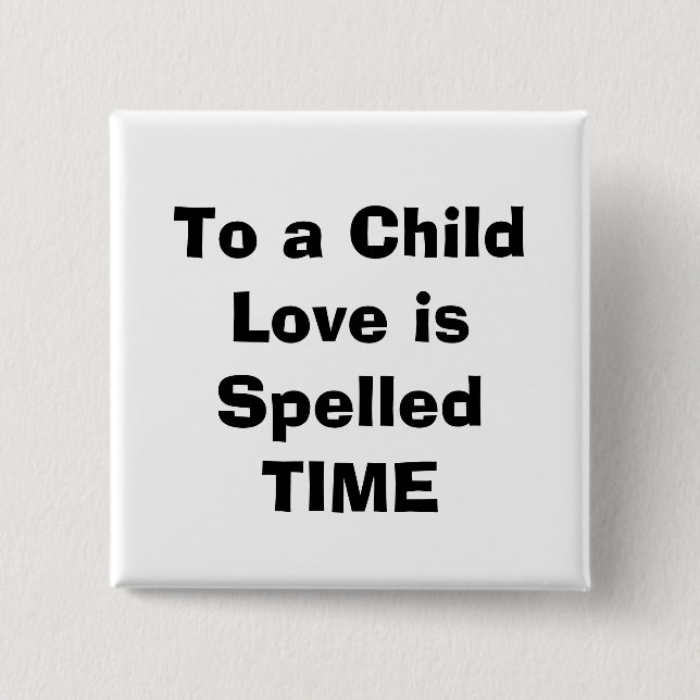 quote 15 cm square badge (Front)