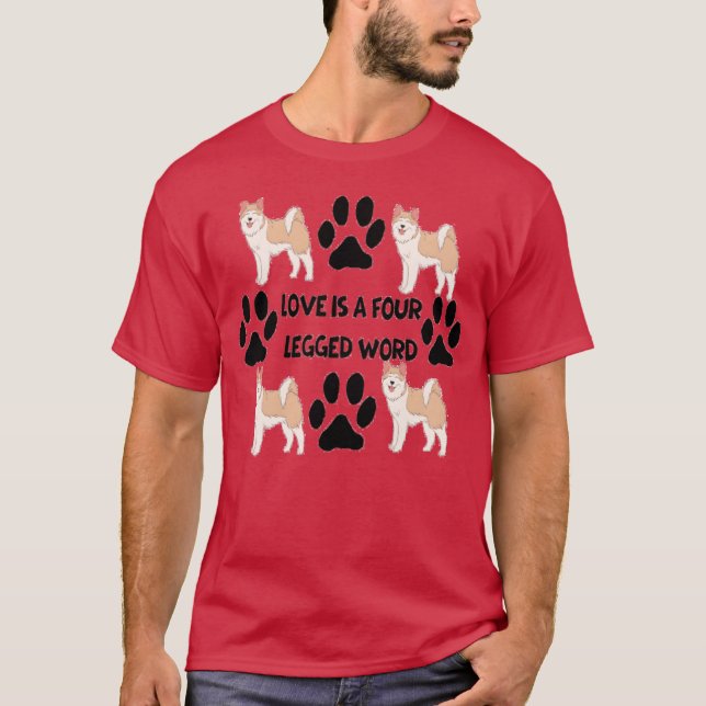 Quote about dogs Four beautiful dogs lover dogs re T-Shirt (Front)
