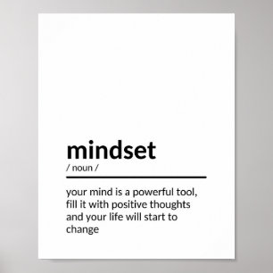 Quote about Mindset Poster