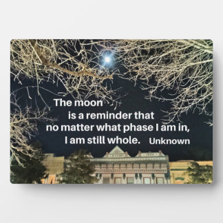 Quote about self esteem. plaque