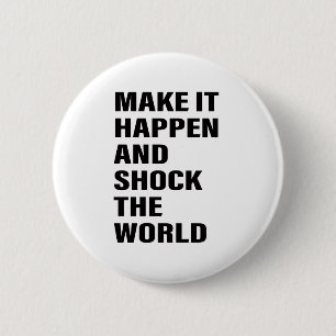 Quote Art Success Life Tips Word Text Art 6 Cm Round Badge