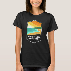Quote Bassett Lake Loon Michigan T-Shirt