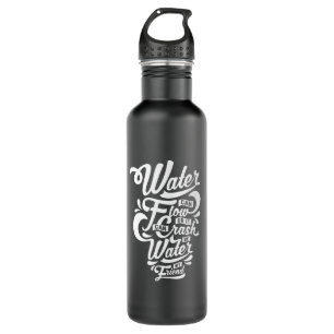 Quote - Be Water - dark 710 Ml Water Bottle