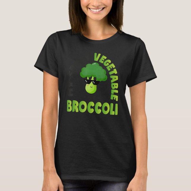 Quote Broccoli Is My Spirit Vegetable World Vegan  T-Shirt (Front)