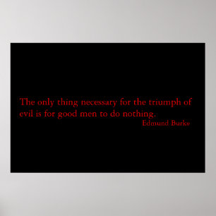 Quote by Burke Poster