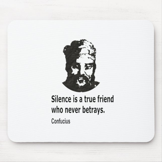 Quote By Confucius Mouse Mat (Front)