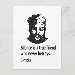 Quote By Confucius Postcard