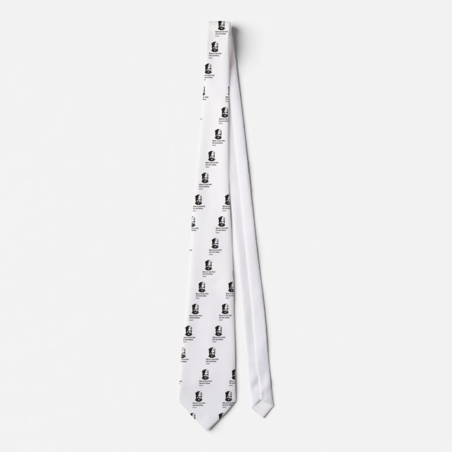Quote By Confucius Tie (Front)