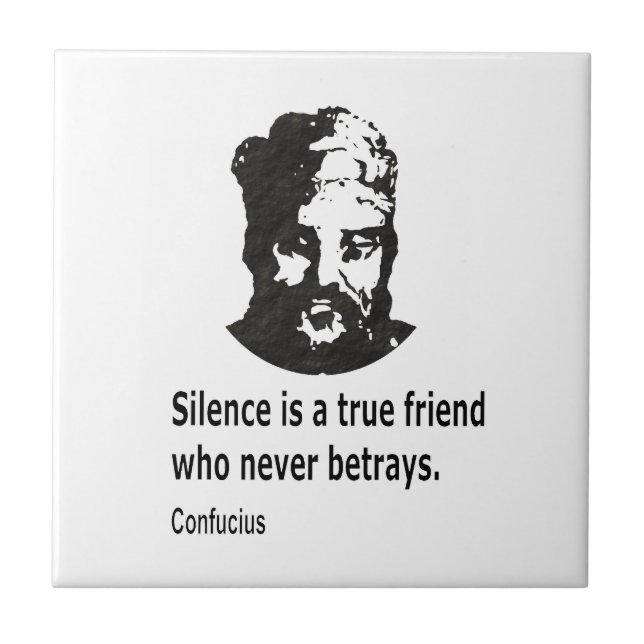 Quote By Confucius Tile (Front)