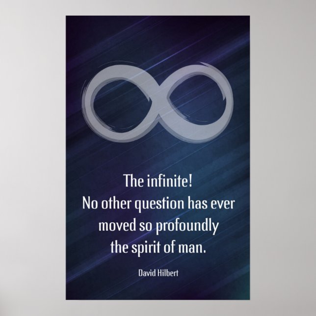 Quote by David Hilbert - Math Posters (Front)