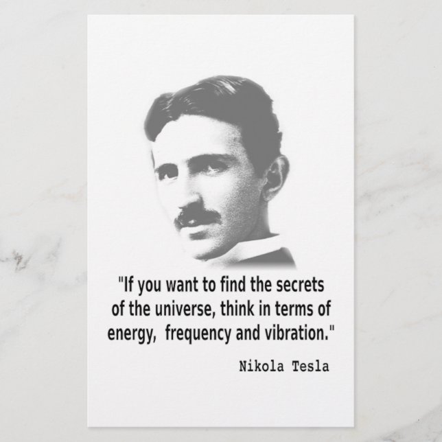 Quote By Nikola Tesla (Front)