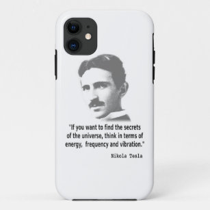 Quote By Nikola Tesla iPhone 11 Case