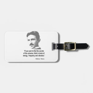 Quote By Nikola Tesla Luggage Tag