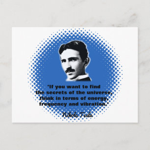 Quote By Nikola Tesla T-Shirt Postcard