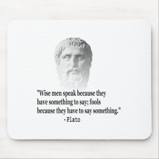 Quote By Plato Mouse Mat