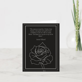 Quote Card- Annie Dillard Card