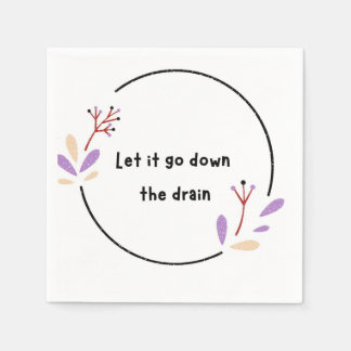 Quote Coaster Napkin