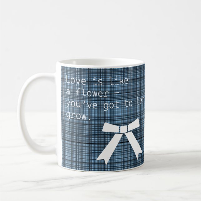 quote coffee mug (Left)