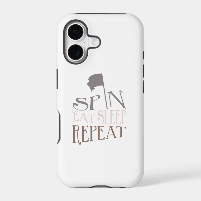 Quote Colour Guard Spin Eat Sleep Repeat (Back)