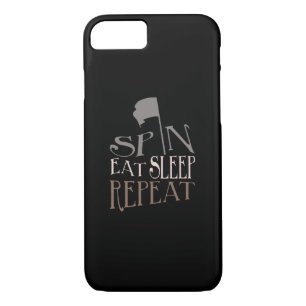 Quote Colour Guard Spin Eat Sleep Repeat iPhone 8/7 Case