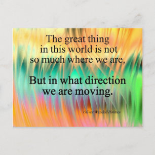 Quote : Direction Postcard
