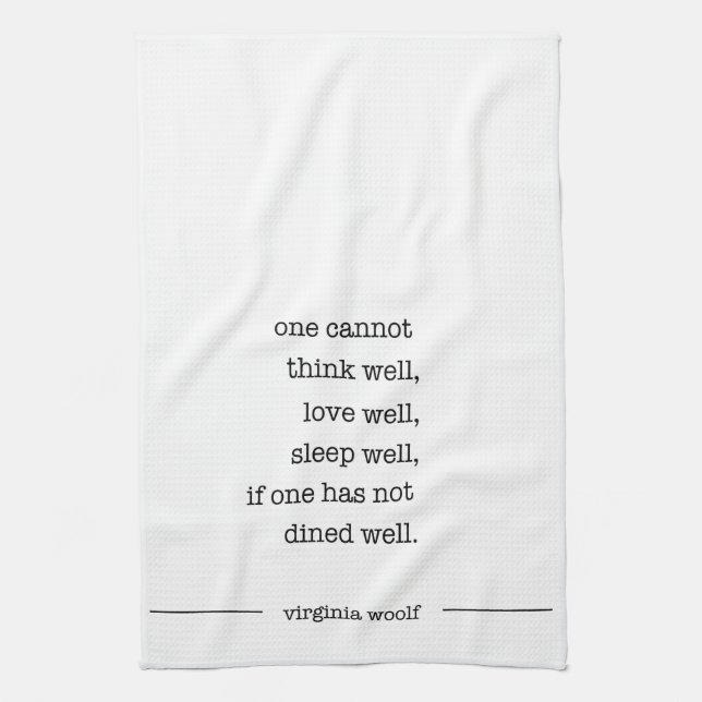 Quote Dish Towel (Vertical)