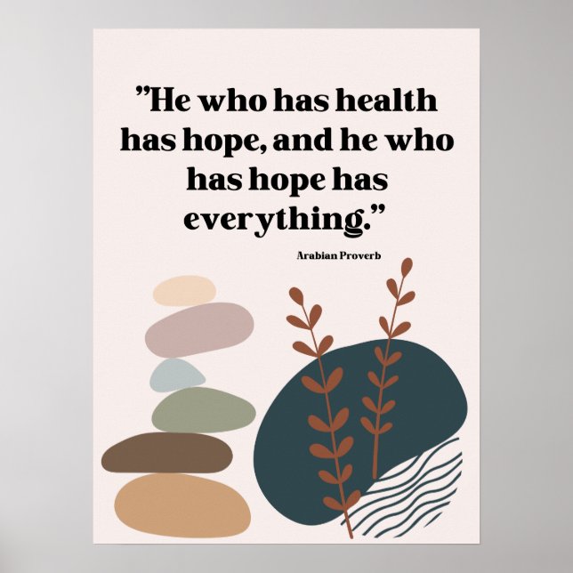 quote for hospital,doctor,medical center  poster (Front)