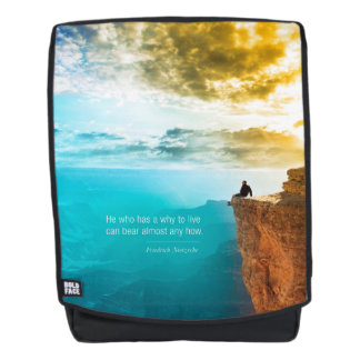 Quote Friedrich Nietzsche Nature Adventure Nature Backpack
