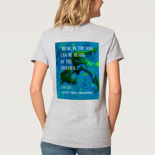 Quote from Lao Tzu T-Shirt (Back)