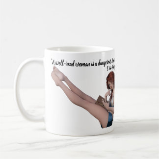 Quote from Lisa Kleypas on educated women Coffee Mug