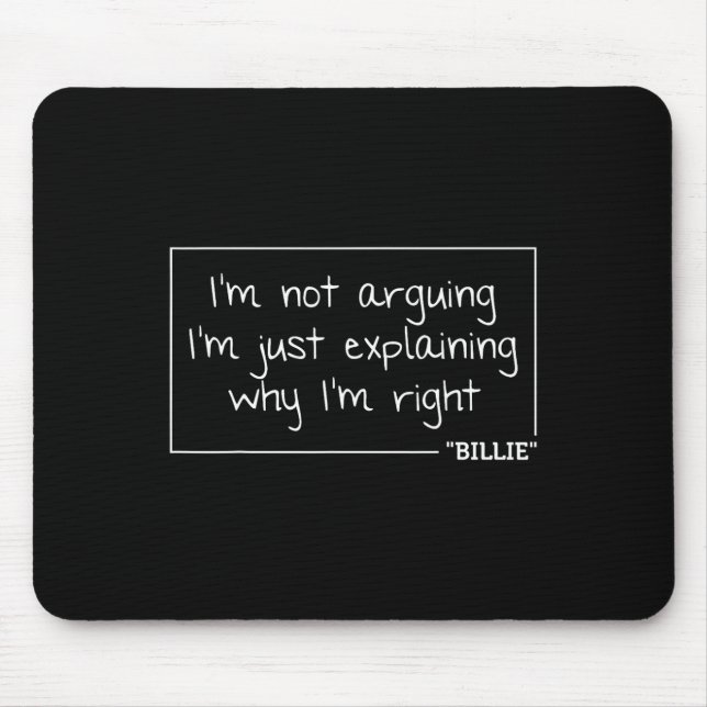 Quote Funny Birthday Personalised Name Gift Idea  Mouse Mat (Front)
